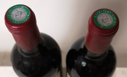 null 2 bouteilles CHÂTEAU LANESSAN - Haut Médoc 1986