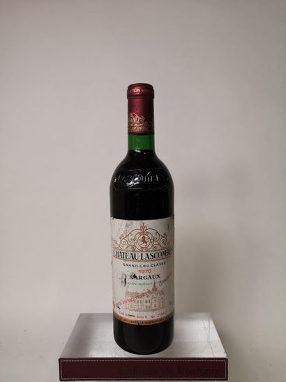 null 1 bouteille CHÂTEAU LASCOMBES - 2é Gcc Margaux 1970

Etiquette tâchée et légèrement...