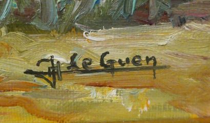 null Jean LE GUEN (1926)
Printemps au jardin à Giverny
Huile sur toile
Dim. : 46...