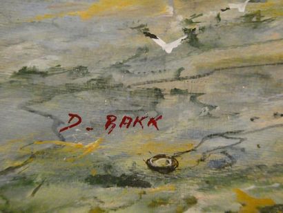 null Dominique BAKK (1953)
Erquy
Huile sur toile, signée en bas à gauche.
27 x 35...