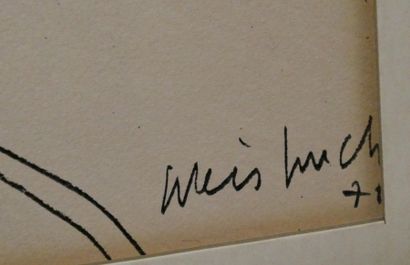 null CLAUDE WEISBUCH (1927-2014)
Les clowns
Deux impressions sur papier, signées...