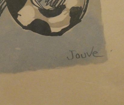 null D'après Paul JOUVE (1878-1973)
Panthère
Lithographie en couleurs, signée dans...