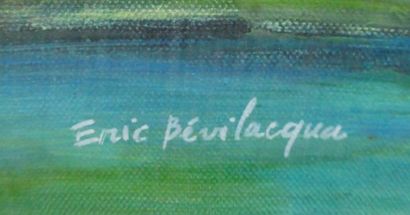 null Eric BEVILAQUA, né en 1957
Course de sulky
Huile sur toile, signée en bas à...