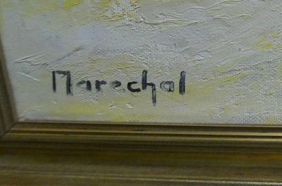 null FRANCIS MARECHAL, né en 1950
Paysage marin
Huile sur toile signée en bas à gauche.
Dim....