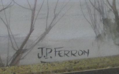 null Jen Paul FERRON, né en 1941
Paysage d'Ecosse
Aquarelle, signée en bas à droite.
Dim....