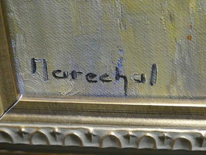 null FRANCIS MARECHAL, né en 1950
Les joncs
Huile sur toile signée en bas à gauche.
Dim....