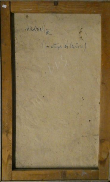 null Ecole italienne du Xxè siècle
Mineur
Huile sur toile, signée en bas à droite...