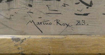 null Marino ROY (XIXè siècle)
En cuisine
Lavis d'encre, signé et daté 83 en bas à...