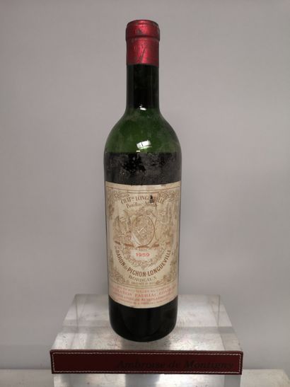 null 1 bouteille Château PICHON au BARON LONGUEVILLE - 2e GCC Pauillac 1959


Etiquette...