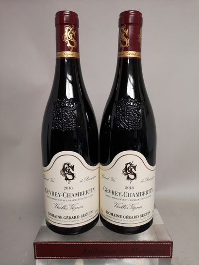 null 2 bouteilles GEVREY CHAMBERTIN "Vielles Vignes" - Gérard SEGUIN 2018