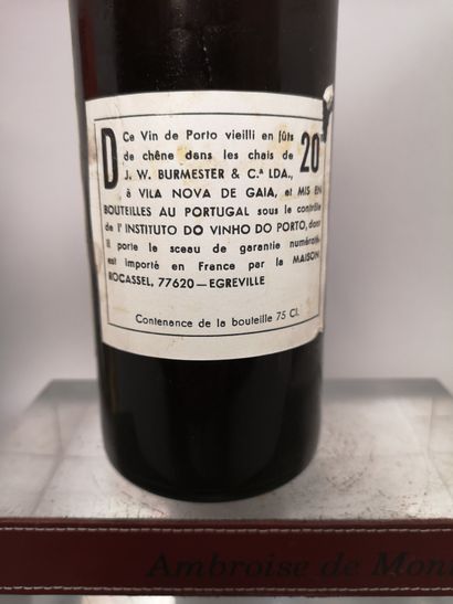 null 1 bouteille Porto BURMESTER "DUQUE" TAWNY BICENTENAIRE 1750-1950 Annèes 50'