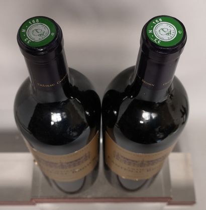null 2 bouteilles Château CANTENAC BROWN - 3e Gcc Margaux 2014


1 étiquette légèrement...