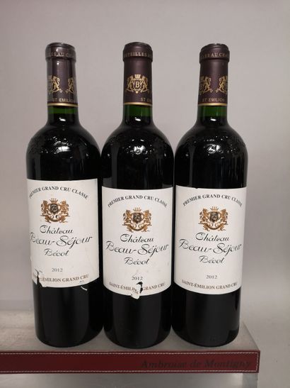 null 3 bouteilles Château BEAU SEJOUR BECOT - 1er Gcc Saint Emilion 2012


2 étiquettes...