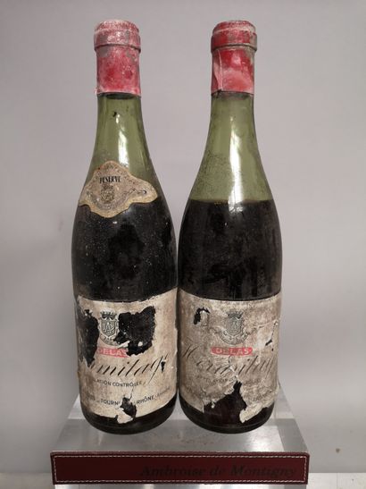 null 2 bouteilles HERMITAGE - Delas frères "Reserve non millésimée"


Etiquettes...