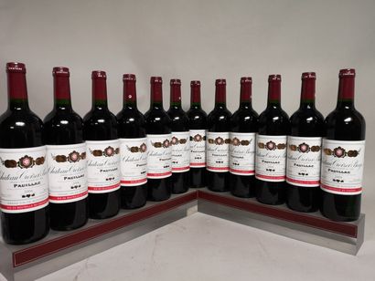 null 12 bouteilles Château CROIZET BAGES -5e GCC Pauillac 2004 En caisse bois.