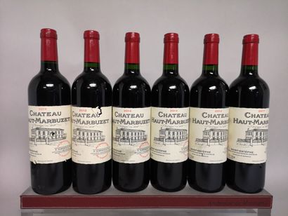 null 6 bouteilles Château HAUT MARBUZET - Saint Estèphe 2017


1 étiquette légèrement...