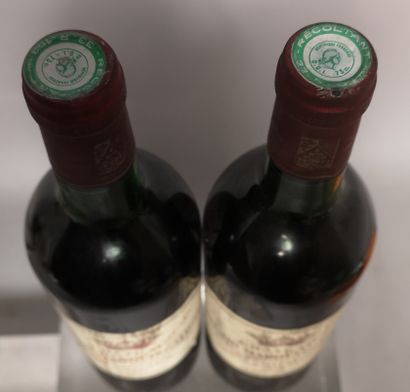 null 2 bouteilles CHÂTEAU BEL AIR MARQUIS D'ALIGRE - Margaux 1975


Etiquettes lég....