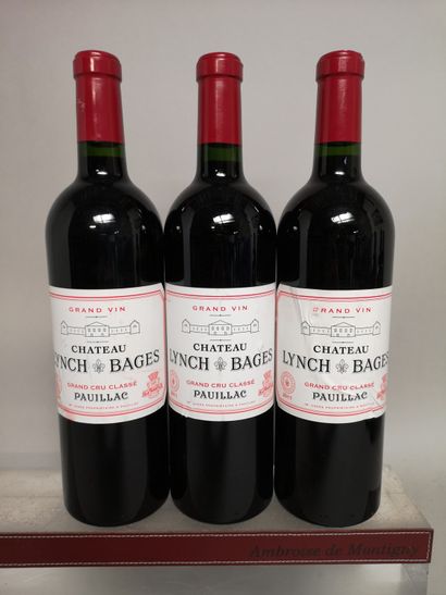 null 3 bouteilles Château LYNCH BAGES - 5e Gcc Pauillac 2011


Etiquettes légèrement...