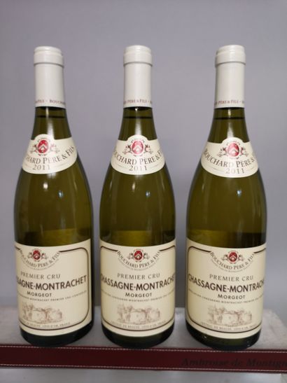 null 3 bouteilles CHASSAGNE MONTRACHET 1er cru "Morgeot" - BOUCHARD Père Fils 20...