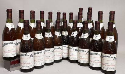 null 23 bouteilles CHATEAUNEUF DU PAPE "Les Cansonniers" - Jean Michel Devallouit...