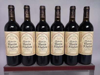 null 6 bouteilles Château GLORIA - Saint Julien 2002


1 étiquette légèrement griffée....