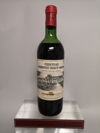 null 1 bouteille Château LARRIVET HAUT BRION - Graves 1973


Etiquette légèrement...