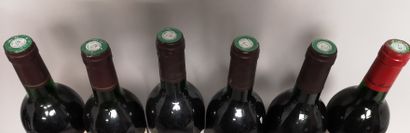 null 6 bouteilles BORDEAUX DIVERS : 2 Ch. La CROIX LIGNERE 1993 - Médoc, 3 Ch. Les...