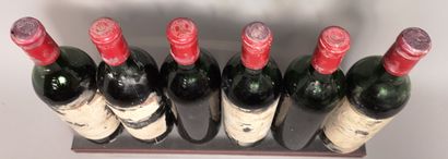 null 6 bouteilles Château MOUTON BARON PHILIPPE - GCC Pauillac 1971


Etiquettes...
