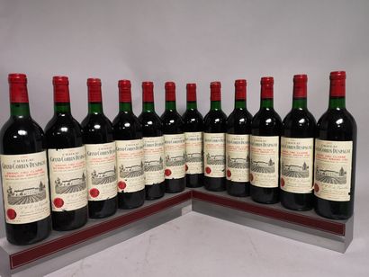 null 12 bouteilles Château GRAND CORBIN D'ESPAGNE - GCC Saint Emilion 1985 En caisse...