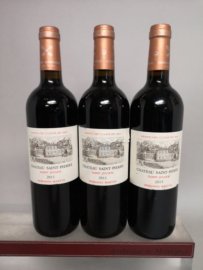 null 3 bouteilles Château SAINT PIERRE - 4e Gcc Saint Julien 2015


Etiquettes légèrement...