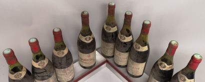 null 9 bouteilles VINS DIVERS DOMAINE GRIVELET Père Fils A VENDRE EN L'ETAT : 2 bouteilles...