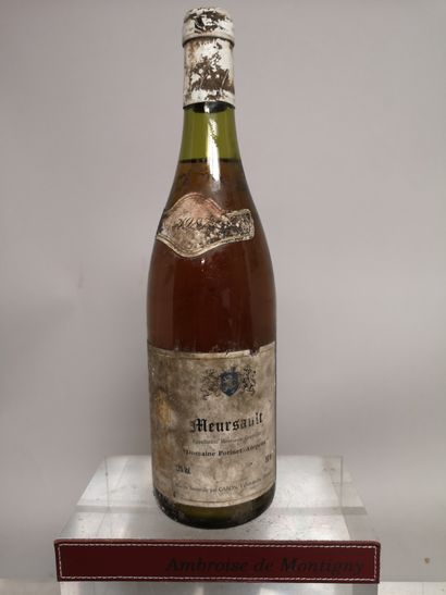null 1 bouteille MEURSAULT - Domaine PONTINET AMPEAU 1987


Etiquette tachée. Niveau...