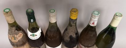null 6 bouteilles BOURGOGNE BLANCS DIVERS A VENDRE EN L'ETAT : 3 MEURSAULT dont :...