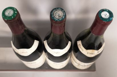 null 3 bouteilles BOURGOGNE DIVERS A VENDRE EN L'ETAT : 1 HAUTES COTES de NUITS "Tête...