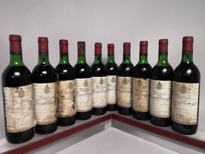null 10 bouteilles Château TOUR POMYS - Saint Estèphe 1982 A VENDRE EN L'ETAT