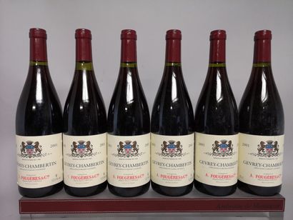 null 6 bouteilles GEVREY CHAMBERTIN - A. FOUGERES Cie 2001