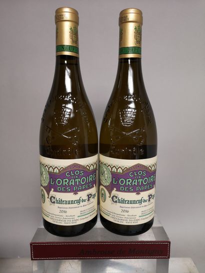 null 2 bouteilles CHATEAUNEUF du PAPE Blanc - CLOS de l'ORATOIRE des PAPES 2016