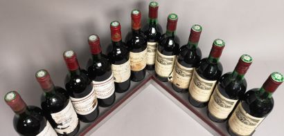 null 12 bouteilles BORDEAUX ROUGE DIVERS A VENDRE EN L'ETAT: Ch. Caronnes Ste Gemme...