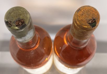 null 2 bouteilles Château ROUMIEU - Sauternes 1 bouteille de 1978 et 1 de 1979 


Etiquettes...