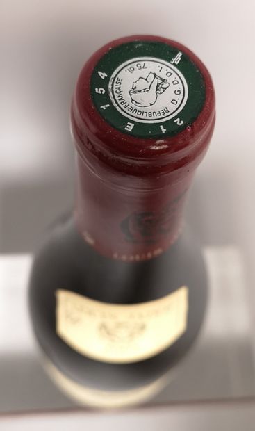 null 1 bouteille CHAMBERTIN Grand cru - Louis JADOT 2001