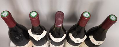 null 5 bouteilles BOURGOGNE ROUGE DIVERS : 2 bouteilles de FIXIN " Les Herbues" 1995,...