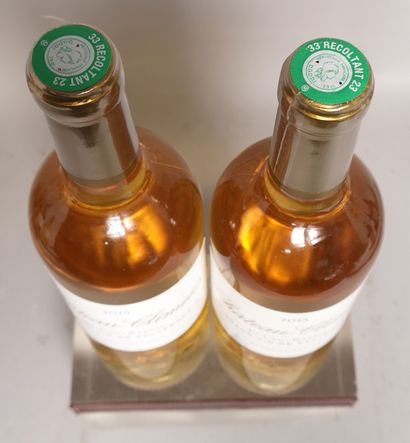 null 2 bouteilles Château CLIMENS - 1er CC Sauternes 2015


Etiquette légèrement...