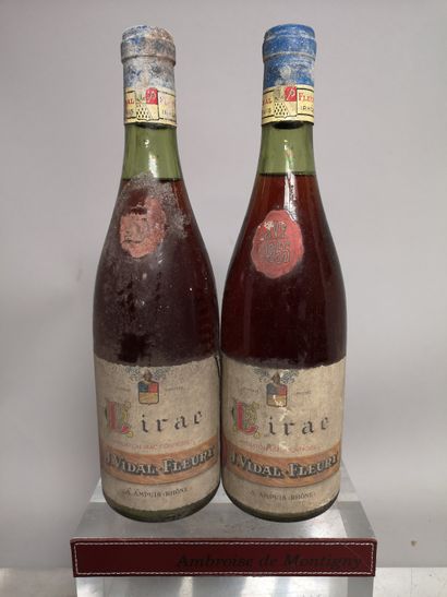 null 2 bouteilles LIRAC (rosé) - J. Vidal Fleury 1955


Etiquettes tachées. Nveaux...