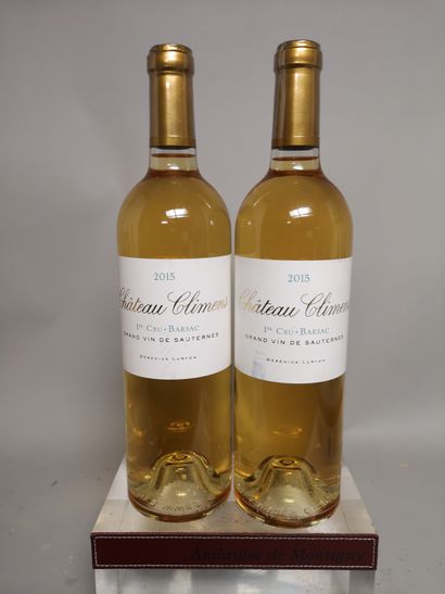 null 2 bouteilles Château CLIMENS - 1er CC Sauternes 2015


Etiquette légèrement...