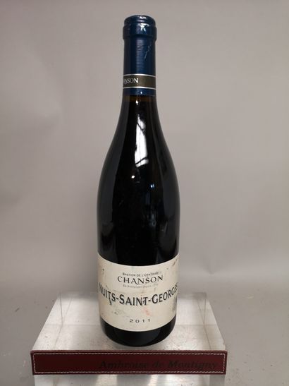 null 1 bouteille NUITS St. GEORGES - Domaine CHANSON 2011


Etiquette tachée et marquée....