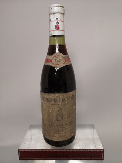 null 1 bouteille CHAMBERTIN CLOS DE BEZE - Bernard GRIVELET 1969


Etiquette tachée....