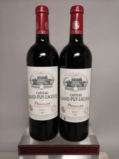 null 2 bouteilles Château GRAND PUY LACOSTE - 5e Gcc Pauillac 2007


Etiquettes légèrement...