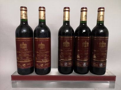 null 5 bouteilles Château LAROSE TRINTAUDON - Haut Médoc 2 bouteilles de 1995 et...