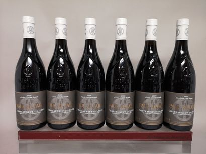 null 6 bouteilles CHATEAUNEUF DU PAPE ""Cuvée la Côte Ronde"" - Paul AUTARD 2006...