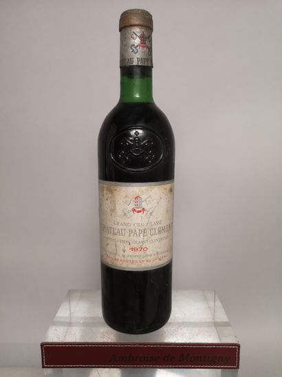 null 1 bouteille CHÂTEAU PAPE CLEMENT - GCC Graves 1970


Etiquette tachée. Légèrement...
